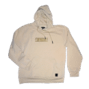 🌴 Buzo canguro beige Brooklyn Laundry con capucha. Bordado "LOS ANGELES" en el pecho con estilo moderno. Bolsillo frontal. Prenda urbana exclusiva de TopStore con vibra californiana.