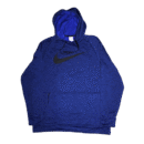 🔥 Buzo deportivo Nike Therma-FIT para hombre en tono azul jaspeado. Diseño con capucha ajustable, logo Swoosh negro en el pecho y bolsillo canguro frontal. Textura suave y tecnología térmica. Exclusivo de TopStore.