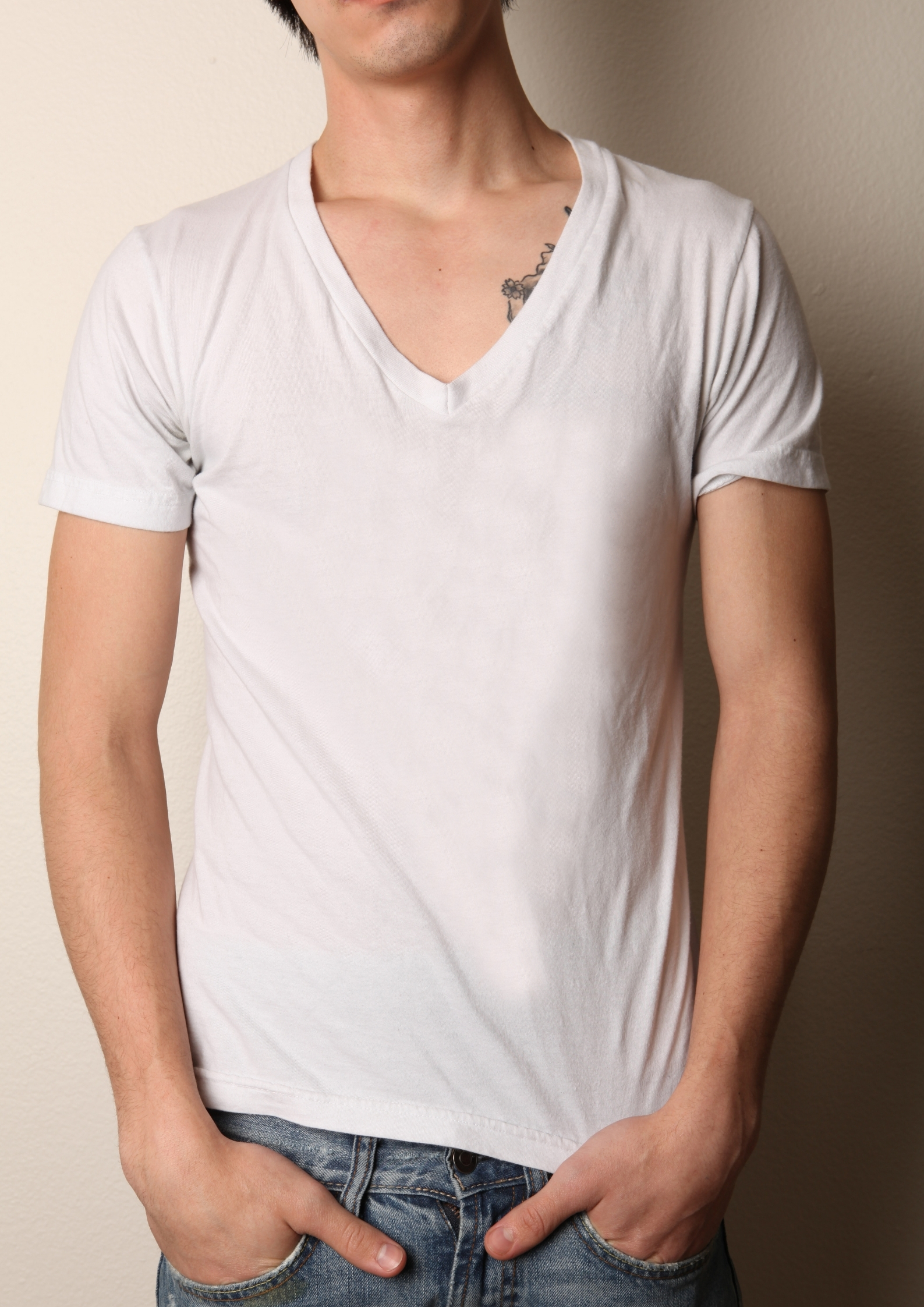 Remera Escote V